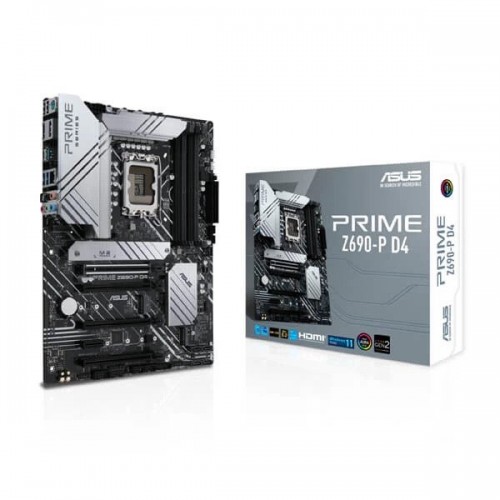 ASUS Prime Z690-P D4 LGA 1700 Intel 12th Gen ATX Motherboard ASUS Prime Z690-P D4 LGA 1700 Intel 12th Gen ATX Motherboard